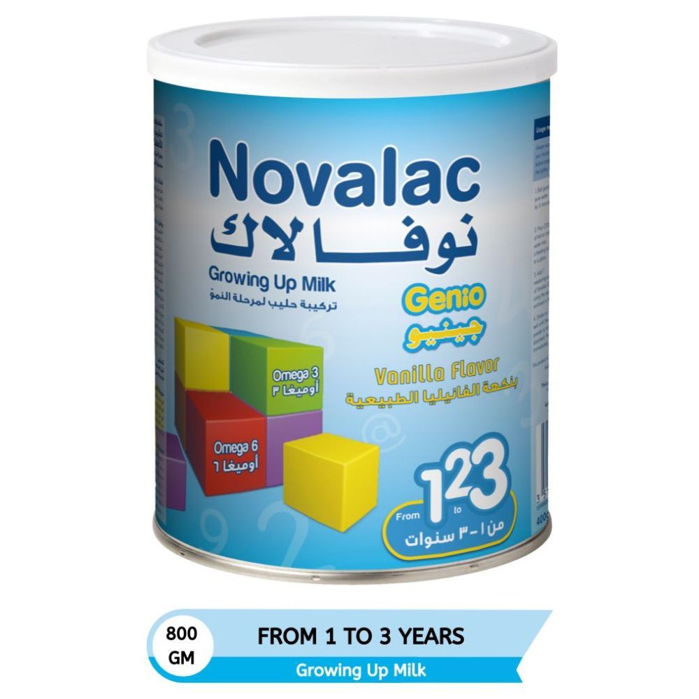 نوفالاك - حليب مرحلة النمو جينيو - 800غ