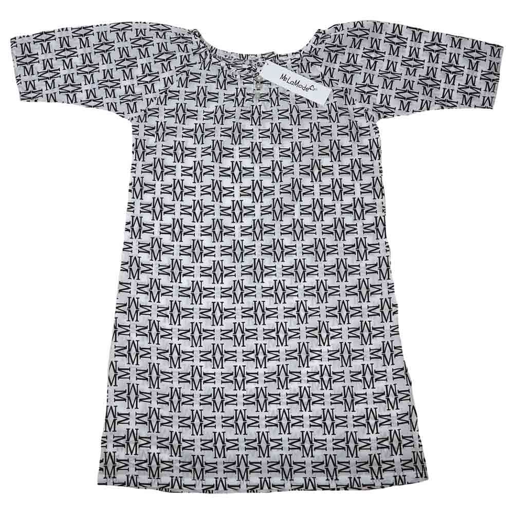Me - Handprinted Organic Nightgown - La Mode