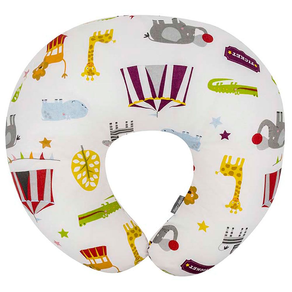 Kinder Valley - Circus Friends Donut Nursing Pillow - White