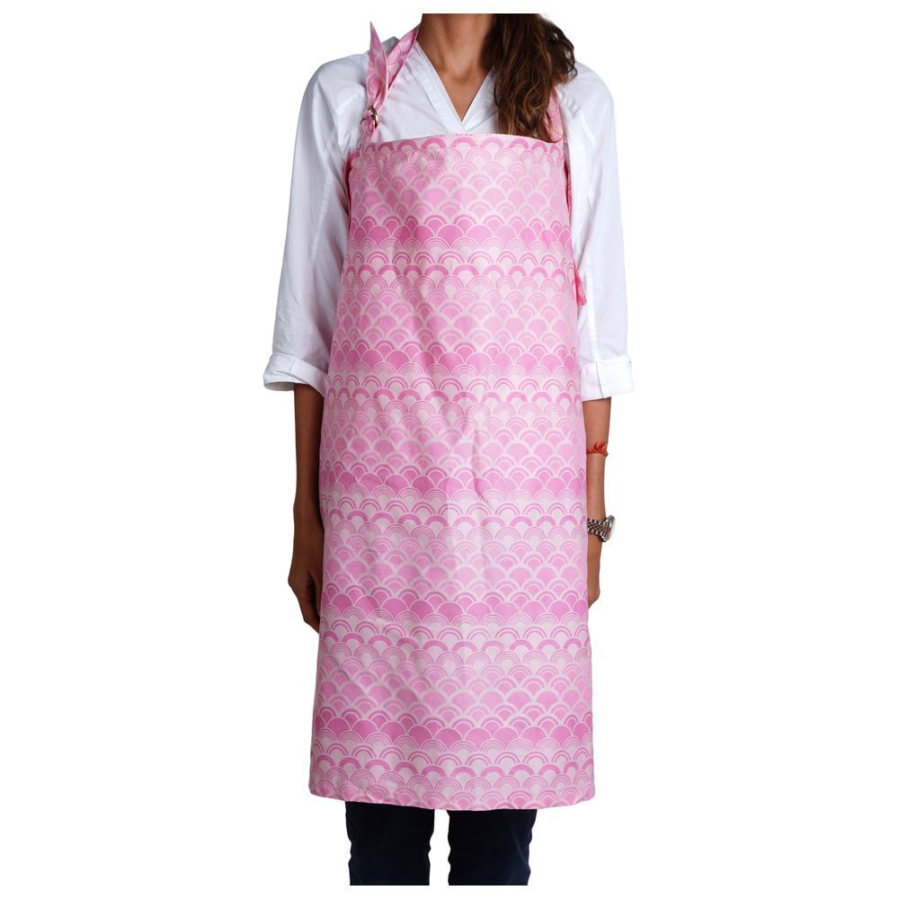 Mi Dulce An'Ya - Hand Printed Baby Nursing Apron - Pink