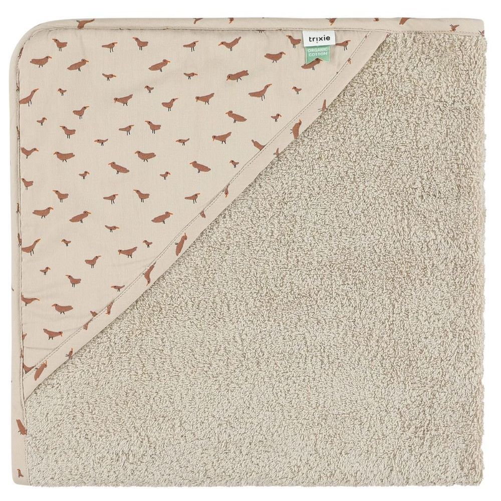 Trixie - Hooded Towel - Babbling Birds