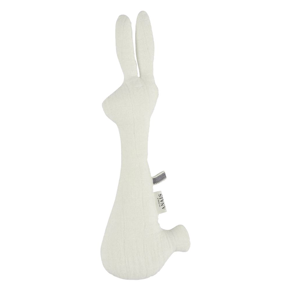 Trixie - Rabbit Rattle - Bliss White