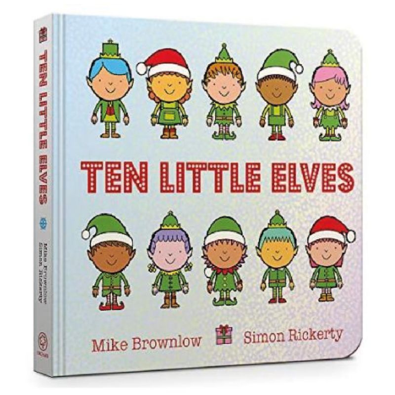 Ten Little Elves Board Book