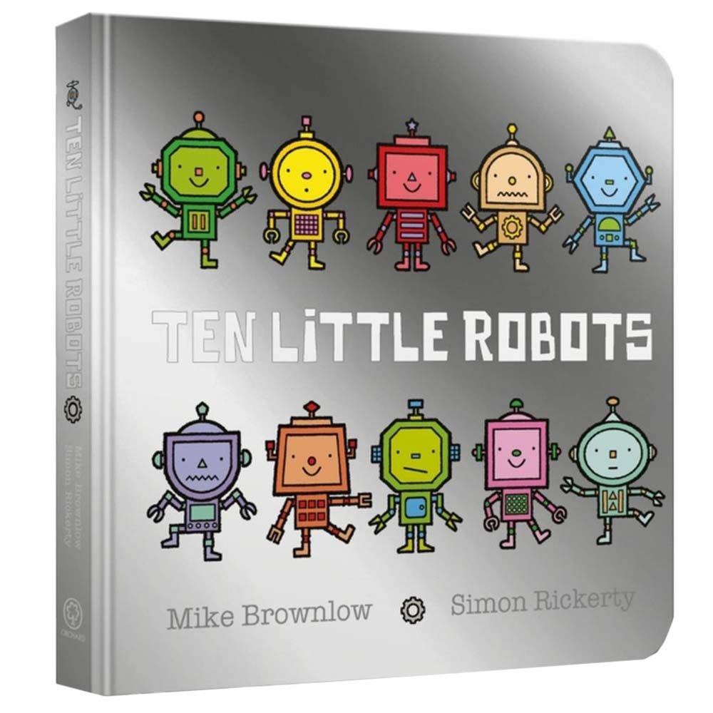 كتاب Ten Little Robots Board Book
