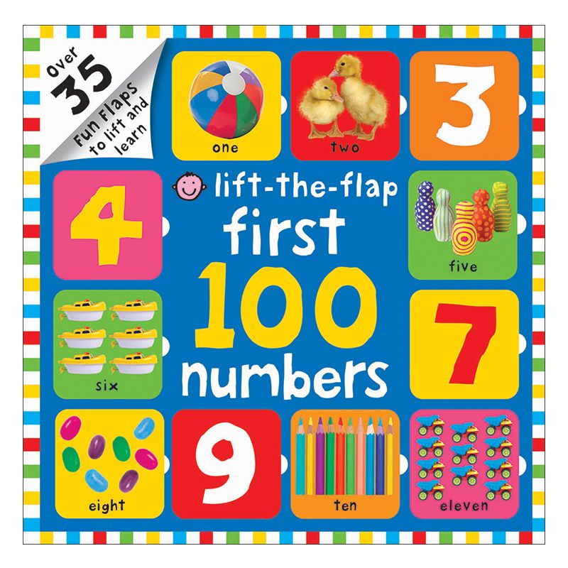 كتاب First 100 Numbers بطيات للرفع