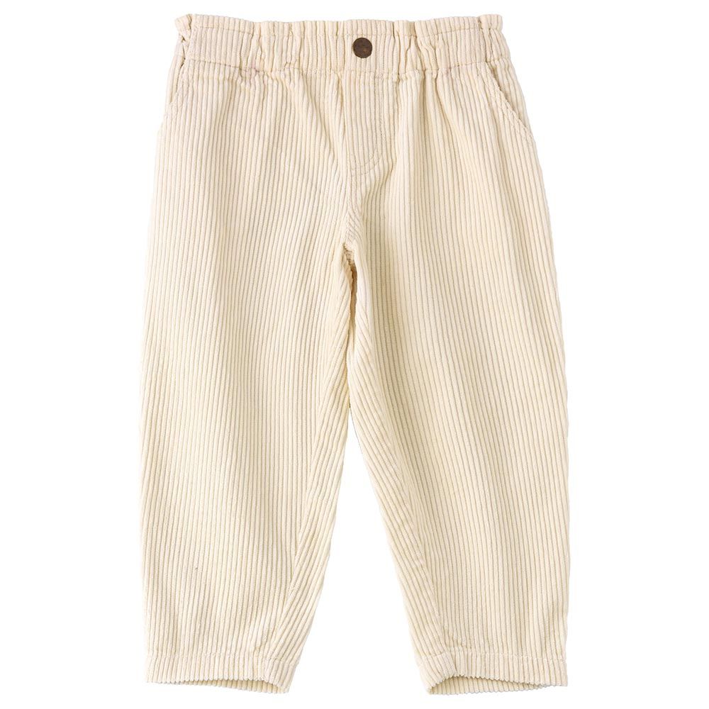 Jelliene - Girls Solid Woven Bottom - White