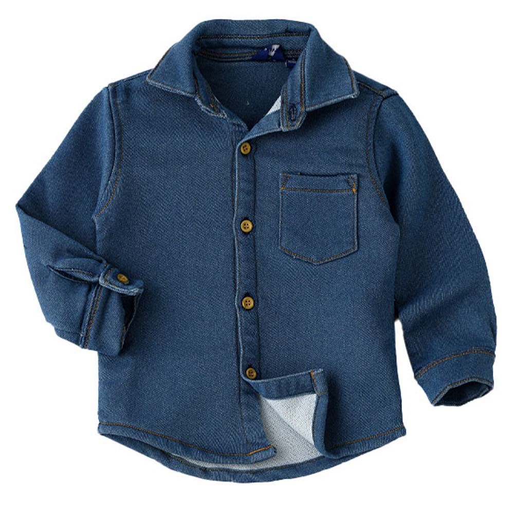 Jam - Boys Denim Woven Shirt - Blue