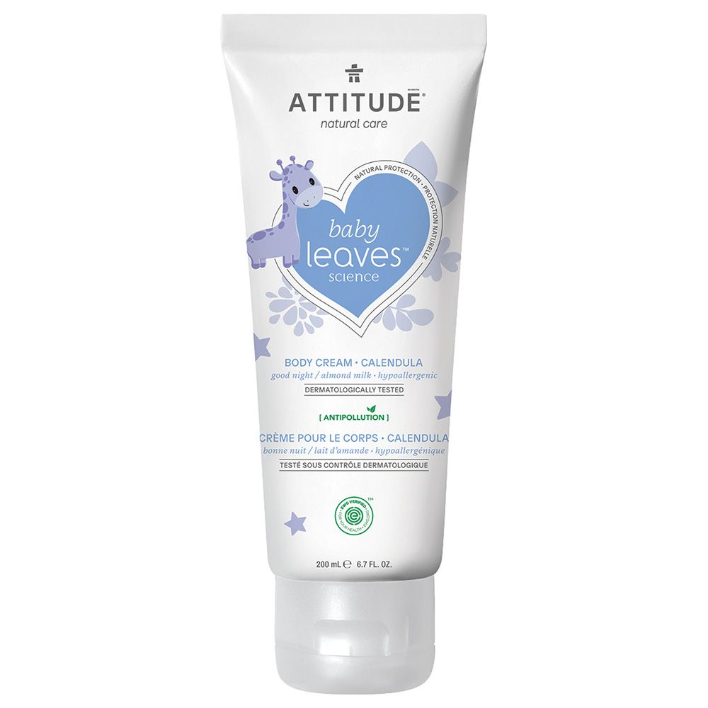 Attitude - Baby Leaves Calendula Cream Almond Milk 200ml