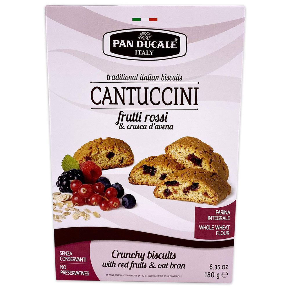 Pan Ducale Red Fruits And Oat Bran Biscuits 180g