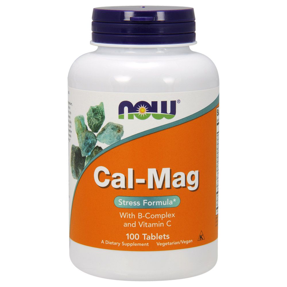 NOW Foods Cal-Mag Stress Formula 100 Tablets
