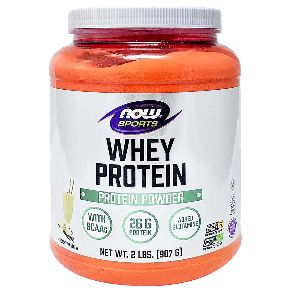 Now Foods - Sports Whey Protein Vanilla Powder 2 Lbs.