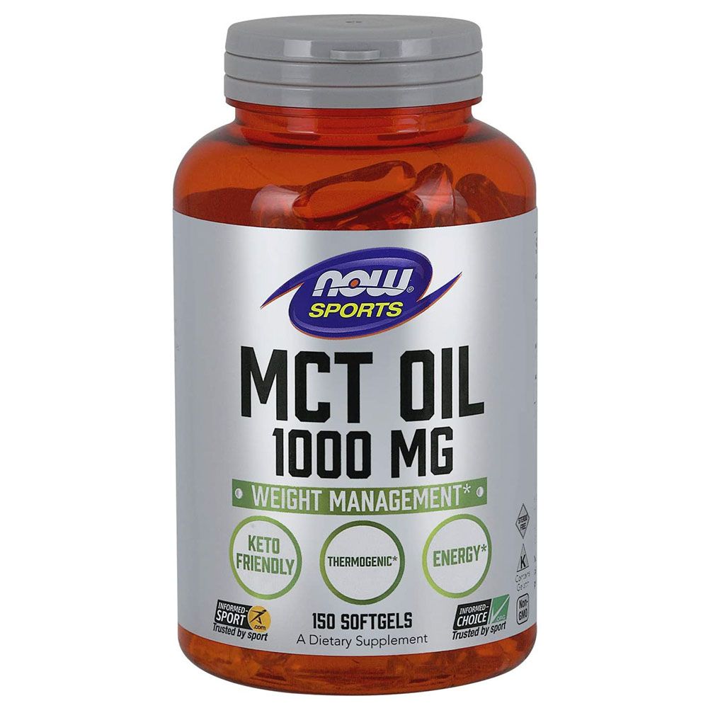 Now Foods - Sports MCT Oil 1000mg - 150 Softgels