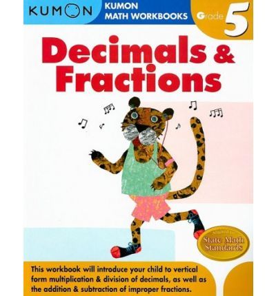 كتاب الكسور والكسور العشرية للصف 5 "Grade 5 Decimals Fractions" من كتب كومون