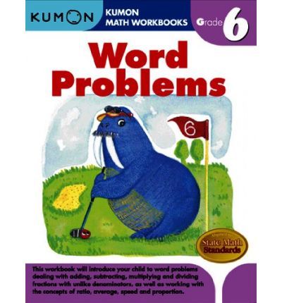 كتاب المشاكل اللفظية للصف 6 "Word Problems" من كتب كومون