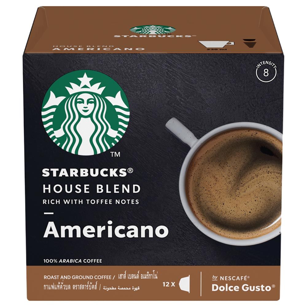 Starbucks House Blend by Nescafe Dolce Gusto x12