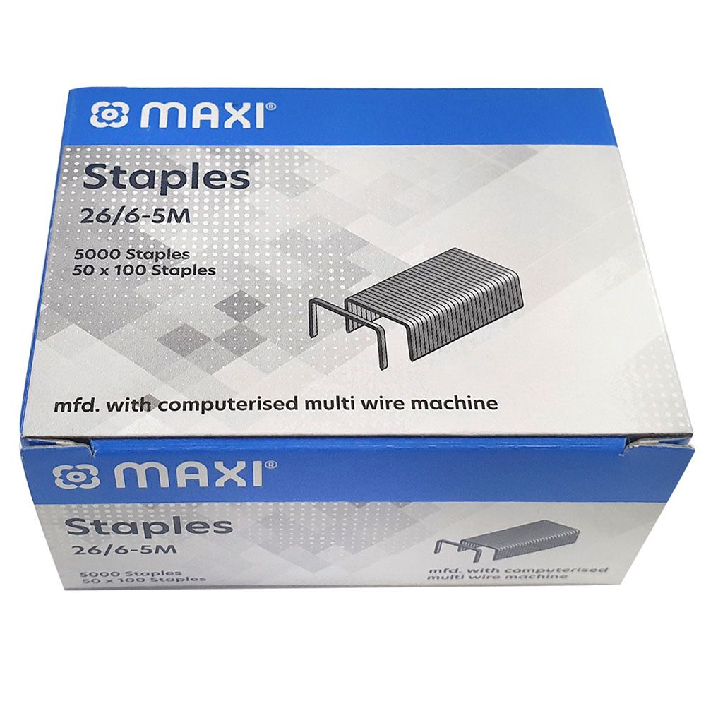 Maxi - Staple Pins No. 26/6 - 5000Pcs