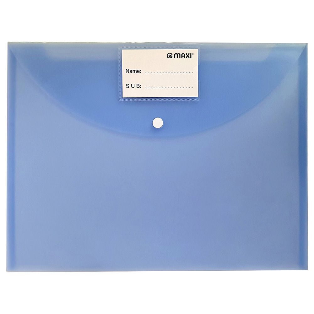 Maxi - Foolscap Document Folder - Blue