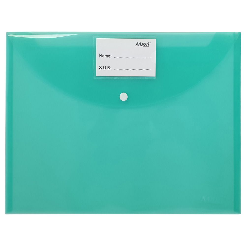 Maxi - Foolscap Document Folder - Green
