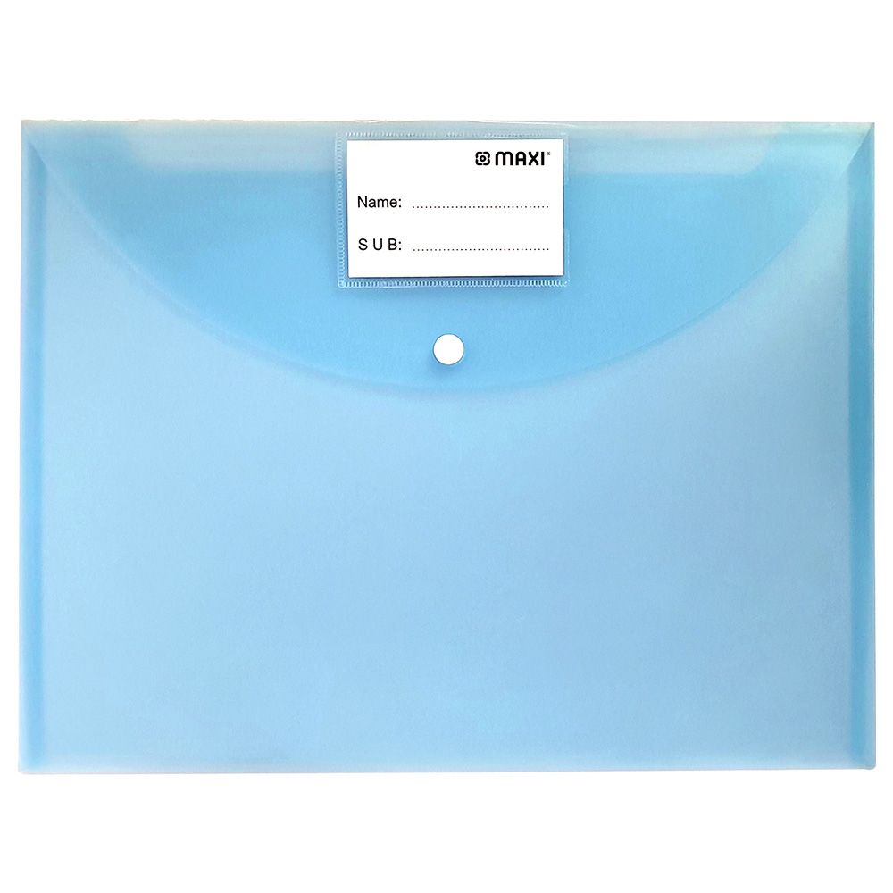 Maxi - Foolscap Document Folder - Light Blue