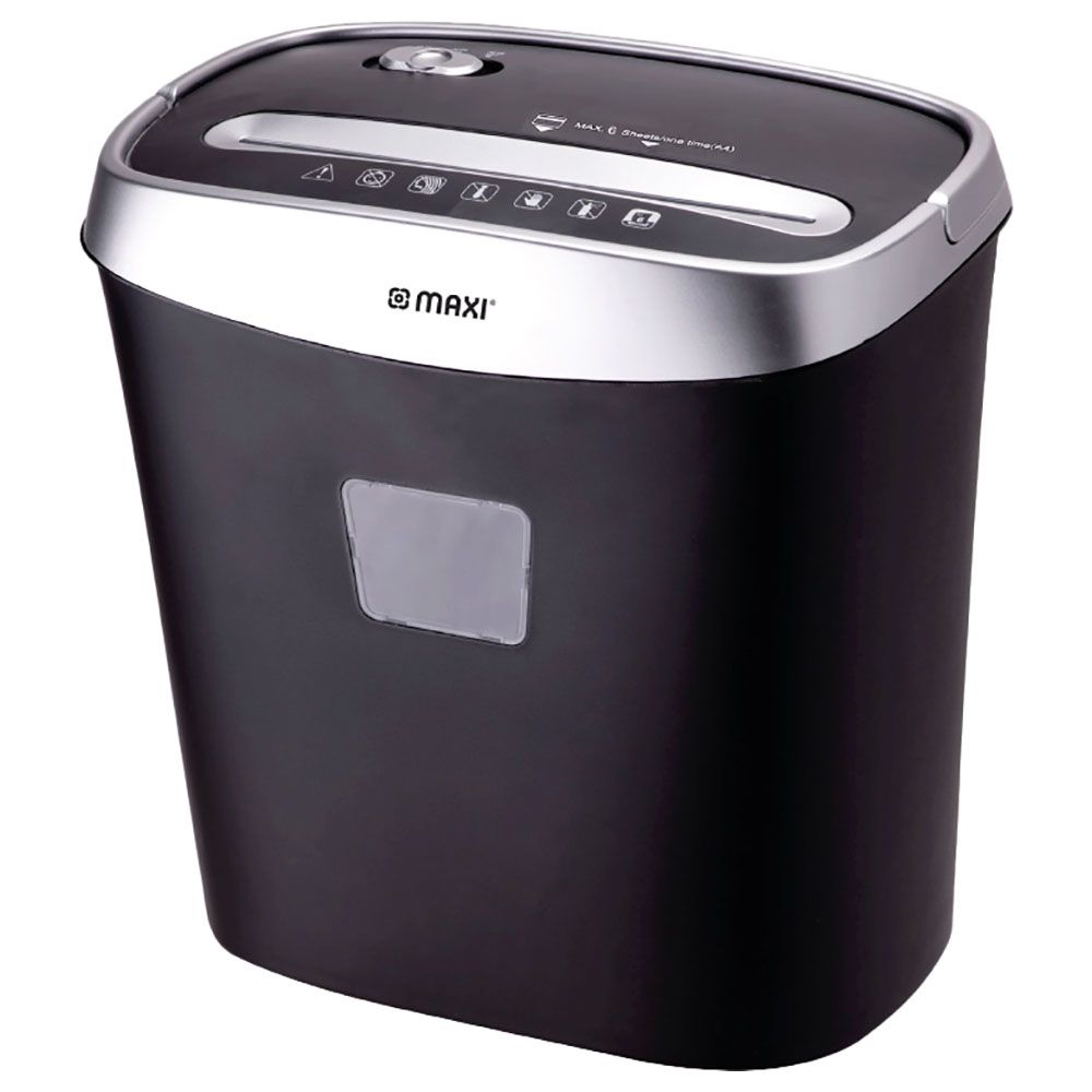 Maxi - A4 Shredder Cross Cut 6 sheets
