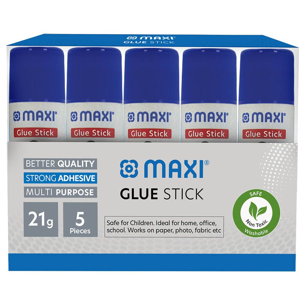 Maxi - 21Gm Glue Stick Pet Box - 5Pcs