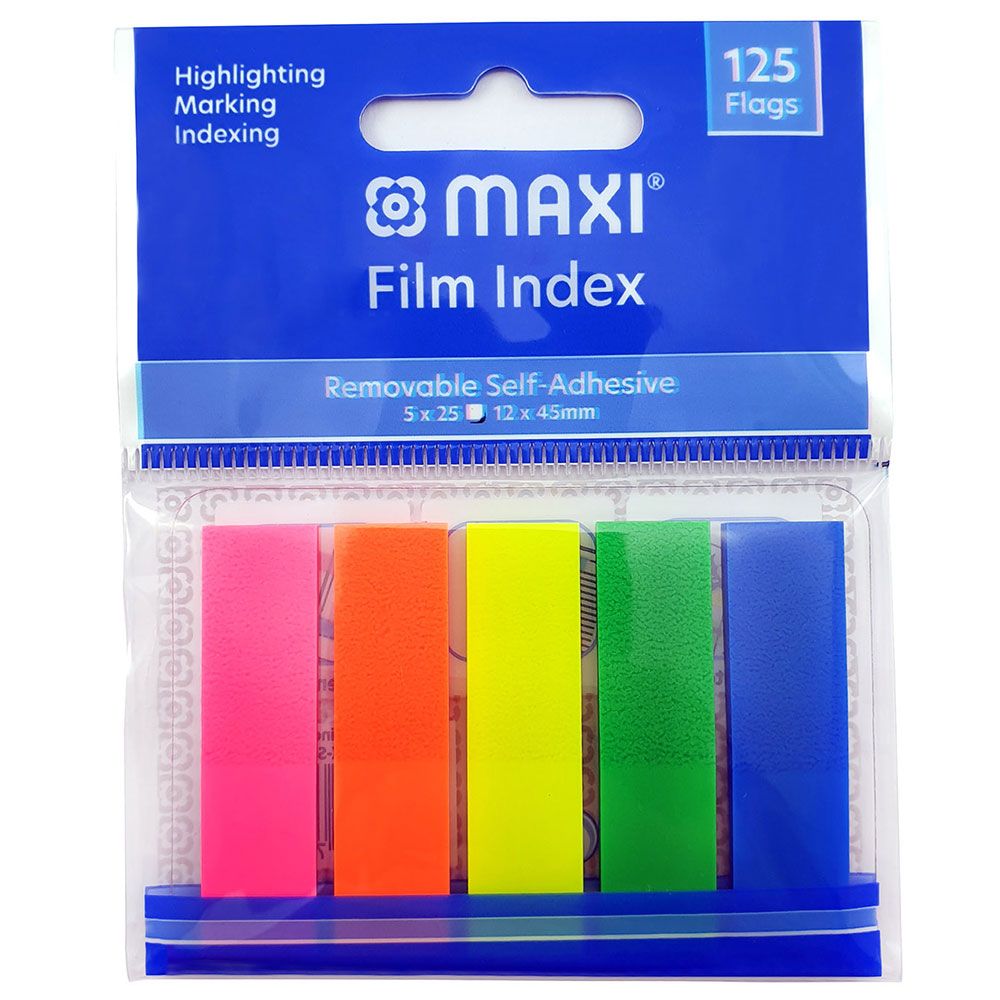 Maxi - Self Adhesive Pop-Up Flags Flat Shaped - 125 Flags