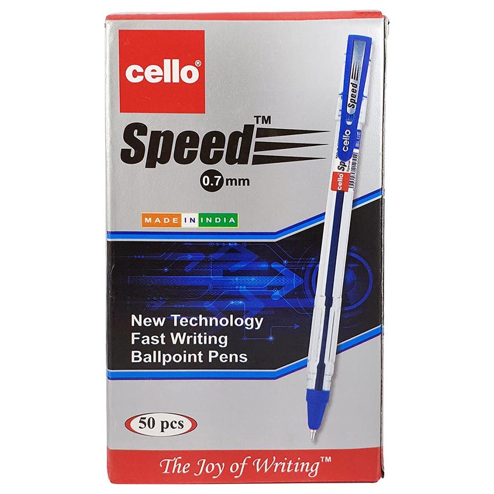 Cello - Ball Pen Speed 0.7mm Red Pack of 50