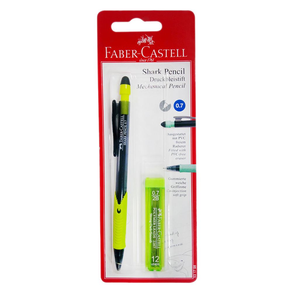Faber-Castell - Shark Pencil 0.7mm with Tube Lead