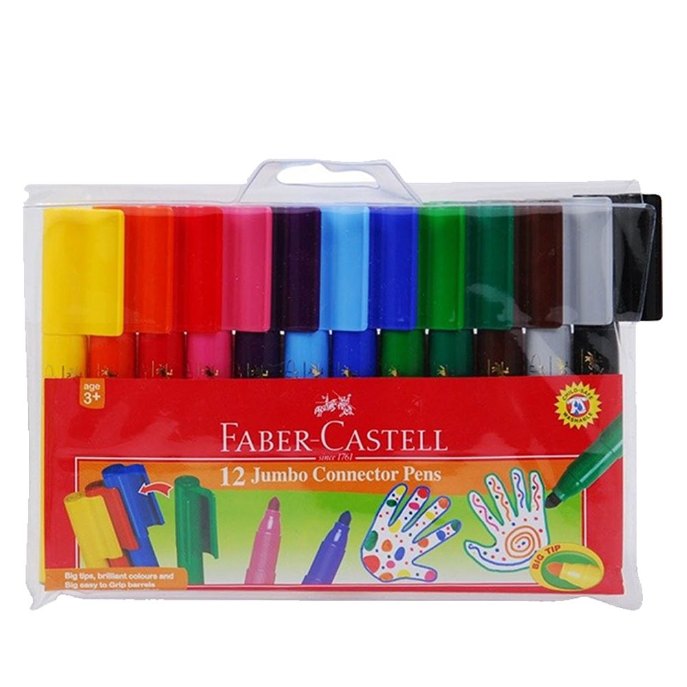 Faber-Castell - Jumbo Connector Pen 12pcs