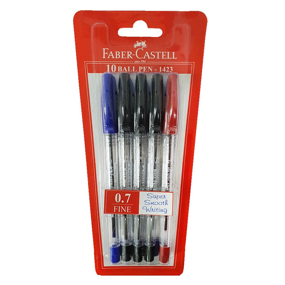 Faber-Castell - Ball Point Pen 0.7mm 10pcs