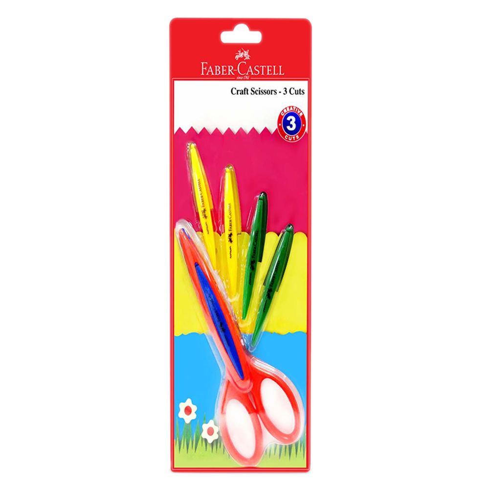 Faber-Castell - Craft Scissor with 3 Cut Blades