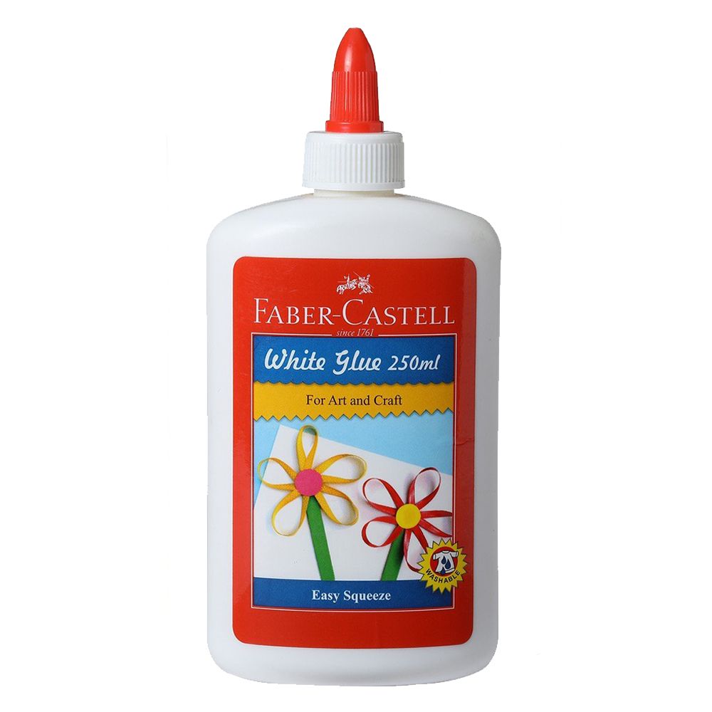 Faber-Castell - Glue Bottle with Dispenser 250ml - White