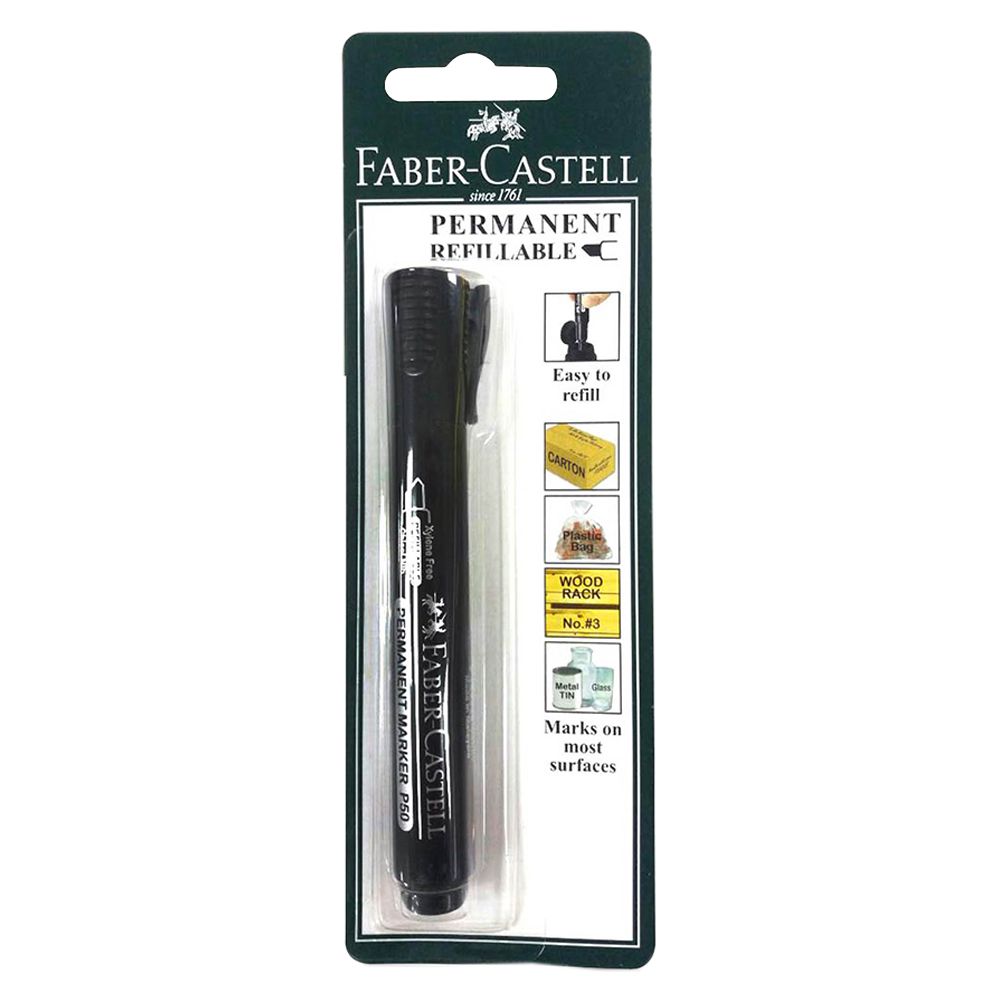 Faber-Castell - Permanent Marker P50 - Black