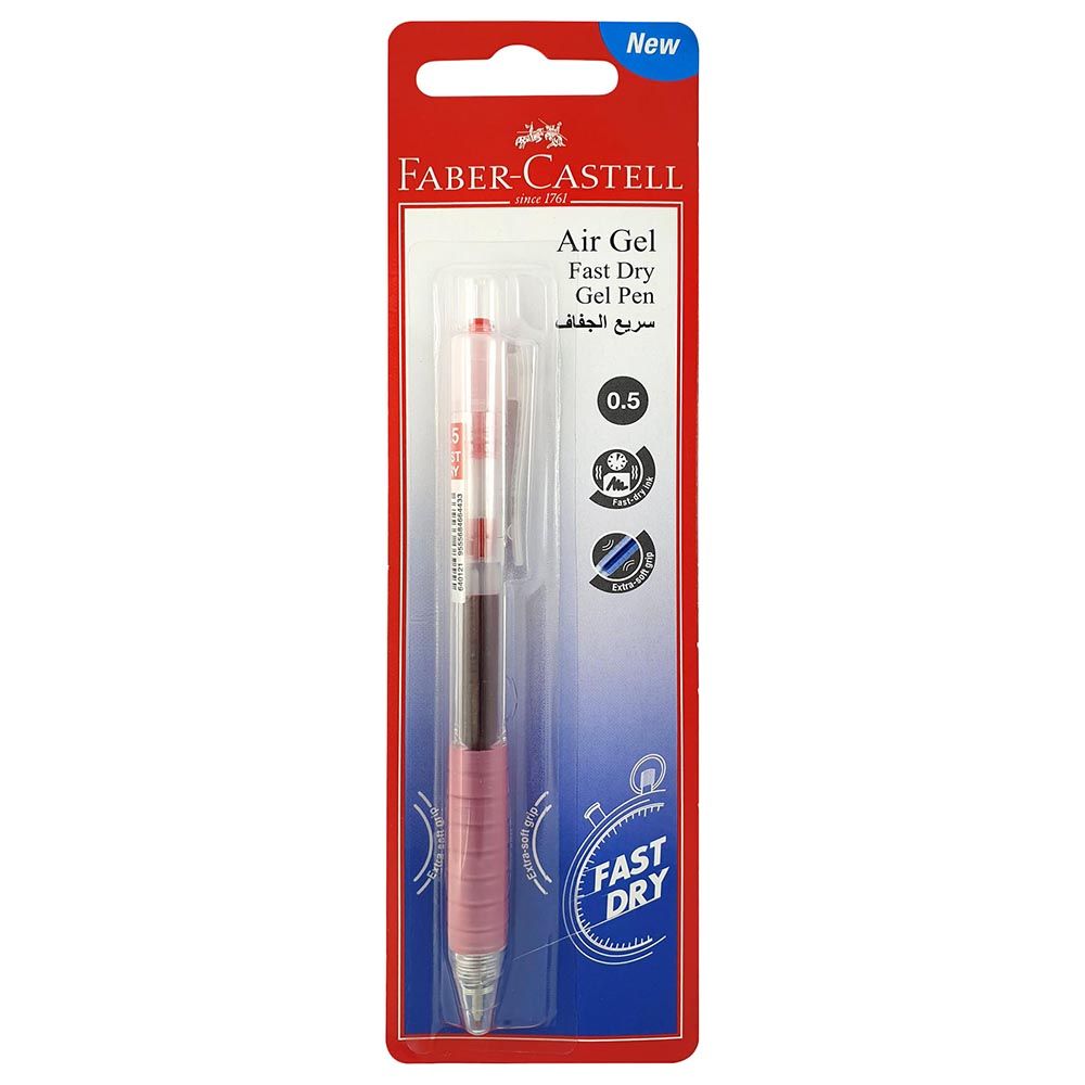 Faber-Castell - Gel Pen Air Gel 0.5 Red Pack of 1