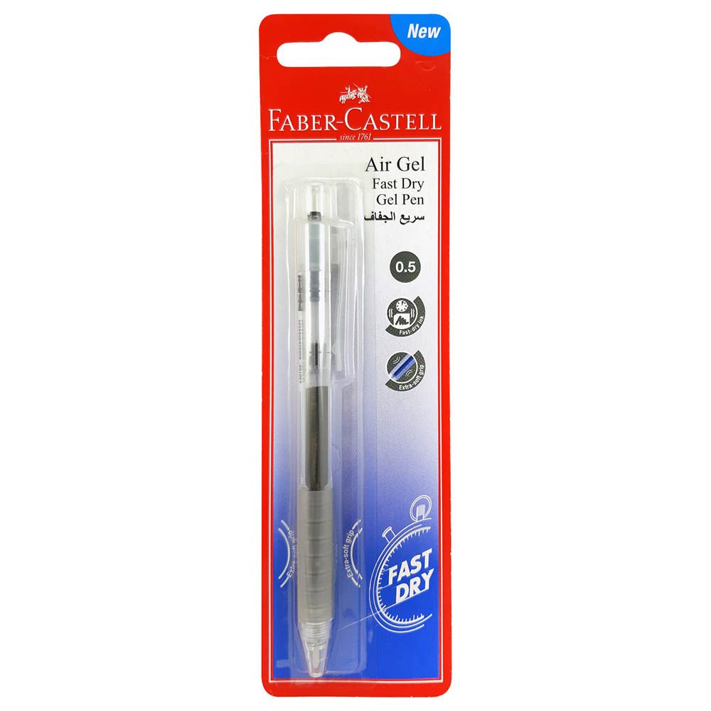 Faber-Castell - Gel Pen Air Gel 0.7 Black Pack of 1