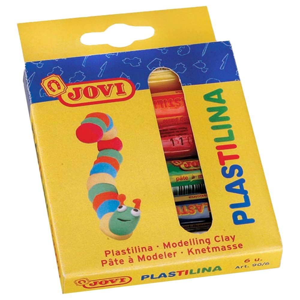 Jovi - Plastilina Modelling Clay 6 Colors Blister 15g Each