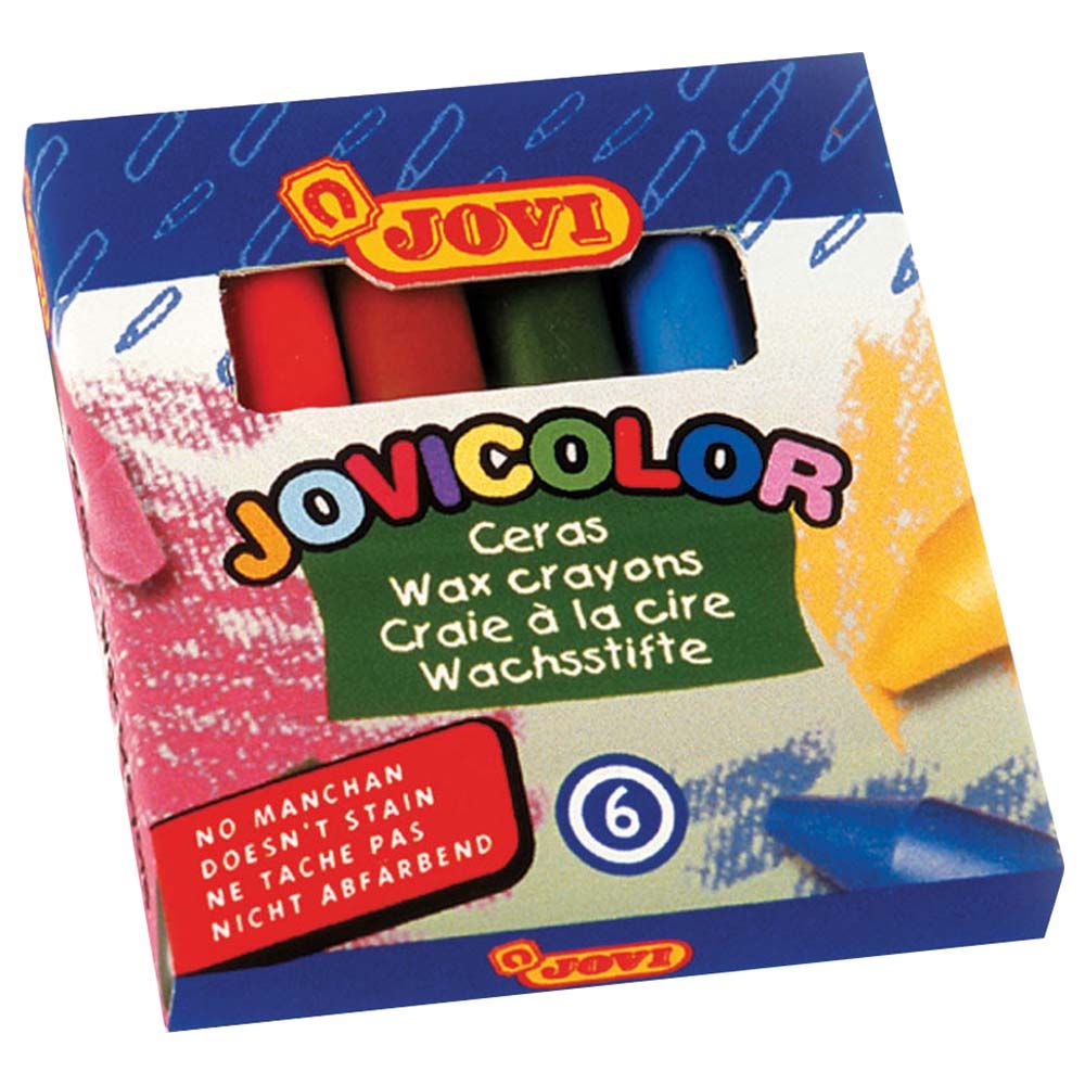 Jovi - Wax Crayons Pack 6 Colors