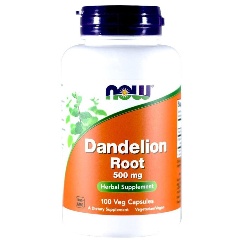 Now Foods - Dandelion Root 500 Mg 100 Veg Capsules