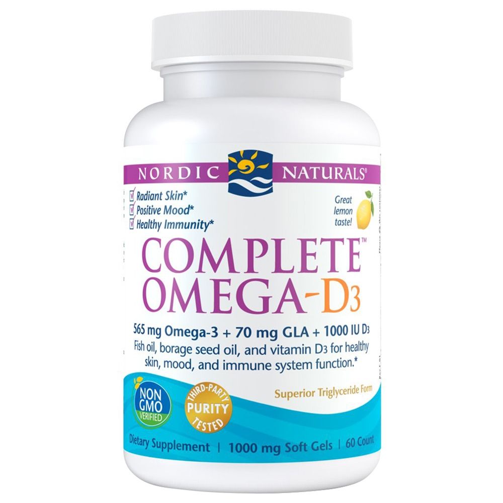 Nordic Naturals - Complete Omega-D3 - 60 Softgels