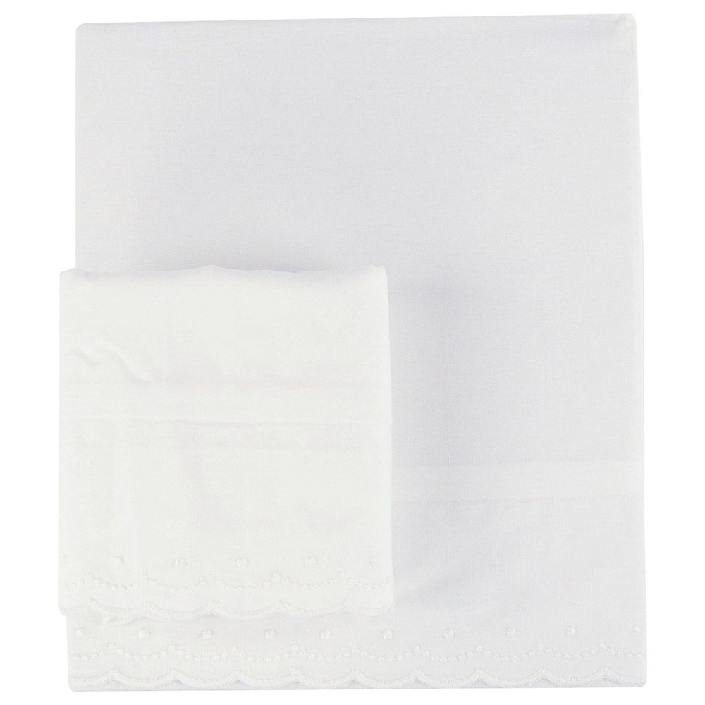 Bumble & Bird - Plumeti Baby Bedding Set For Cot - 3pcs - Beige (Exclusive)
