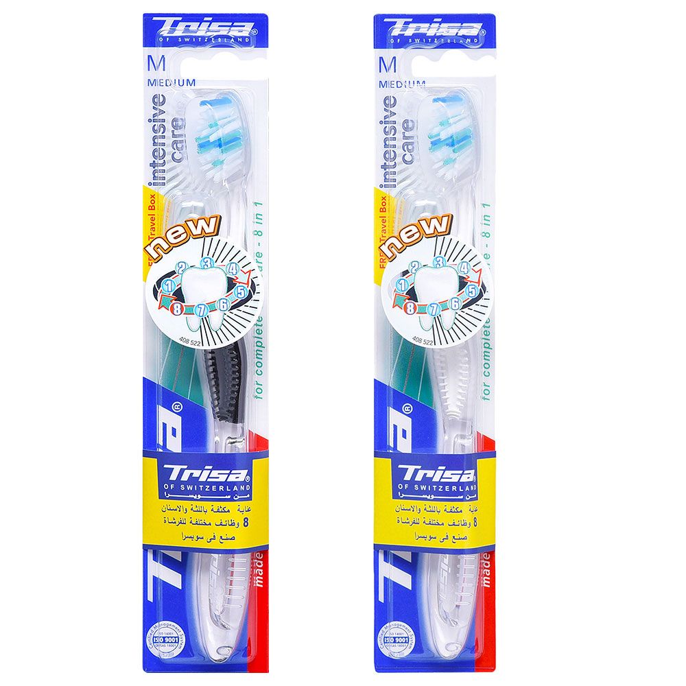 Trisa - Intensive Care Toothbrush - Medium - Assorted