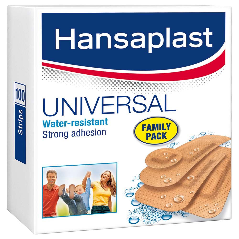 Hansaplast -Water Resistant x 100's