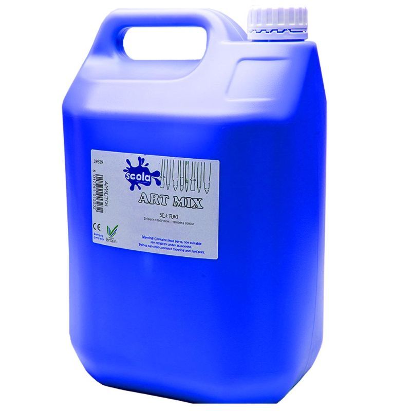 Scola - Ready Mixed Paint 5 Litre - Bright Blue