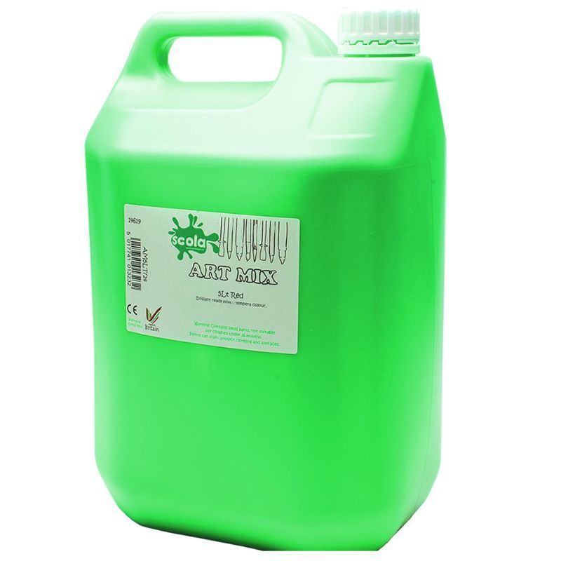 Scola - Ready Mixed Paint 5 Litre - Bright Green