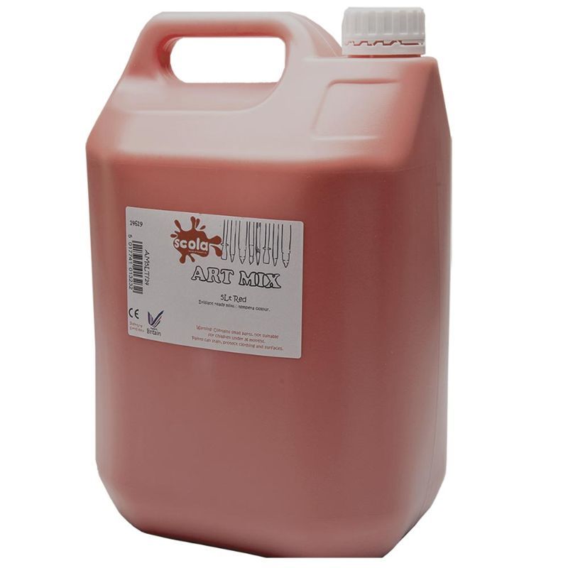 Scola - Ready Mixed Paint 5 Litre - Burnt Umber