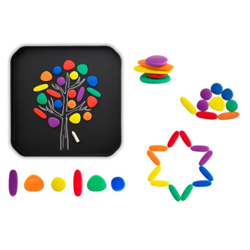 EDX Education - Junior Rainbow Pebbles Activity Set
