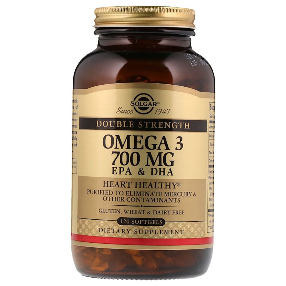 Solgar - Double Strength Omega-3 700mg 120 Softgels