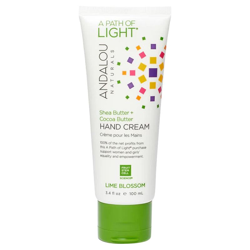 Andalou Shea Butter + Cocoa Butter Hand Cream, Lime Blossom