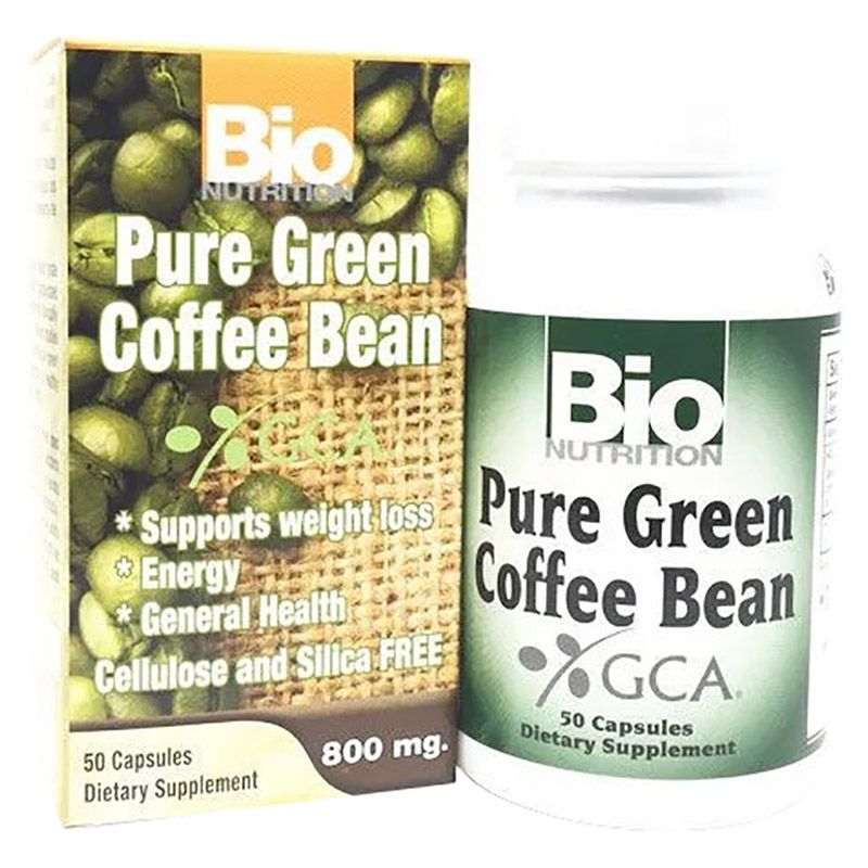 Bio Nutrition - Green Coffee Bean 800 Mg 50 Capsules