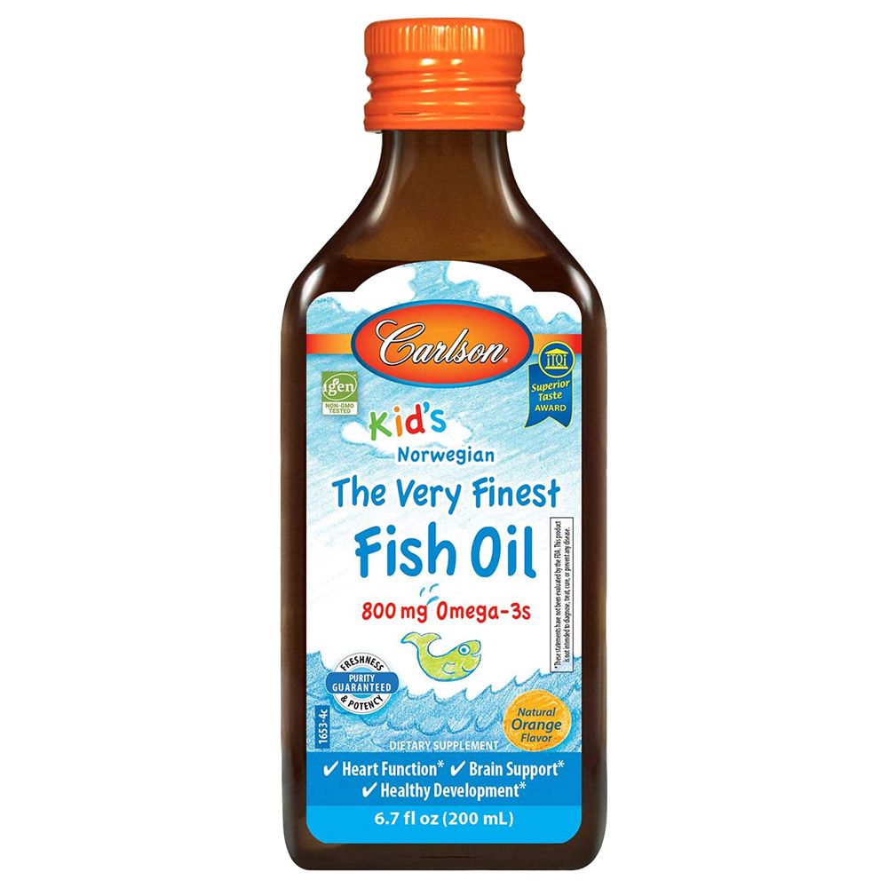 Carlson - Orange Fish Oil For Kids 200ml